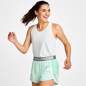 EUC Under Armour Women’s Athletic Shorts – Size XS – Mint Green & Gray